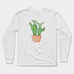 Prickly Pear Cactus Long Sleeve T-Shirt